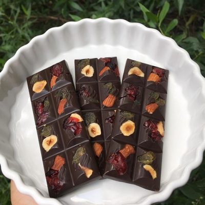 طرز تهیه شکلات تخته ای خانگی